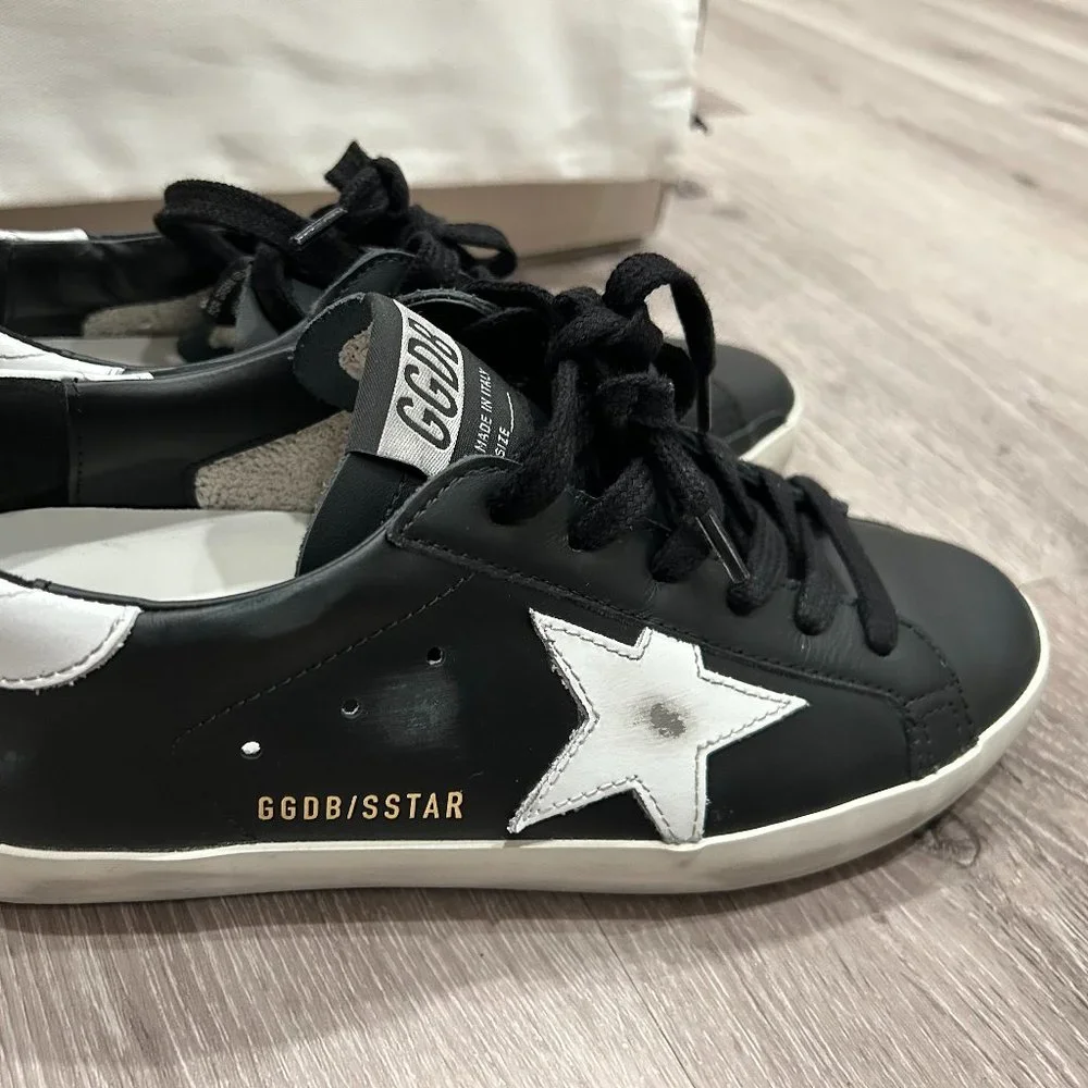Golden Goose | Shoes | Golden Goose Black White Superstar  display picture 3